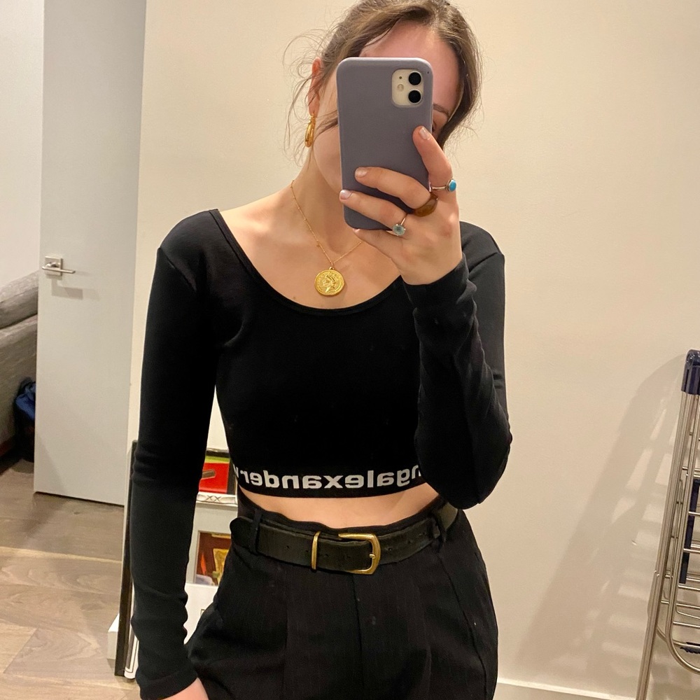 ALEXANDER WANG CROP TOP